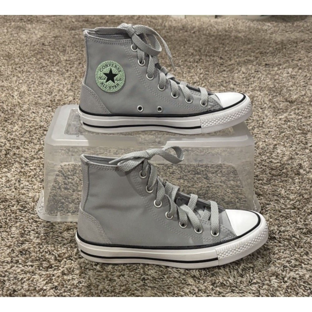 Converse Chuck Taylor All Star Grey Polyester Suede High Top Women 5.5 A10497F